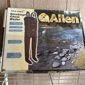 Allen Rock Creek Stockingfoot Neoprene Chest Waders Large Wader Fishing New